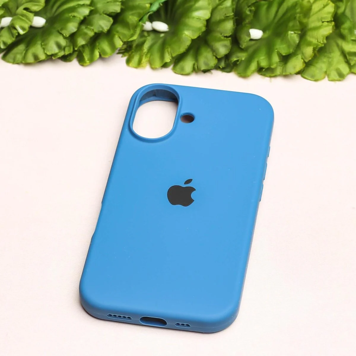Blue Original Silicone case for Apple iphone 16 Plus - Image 2