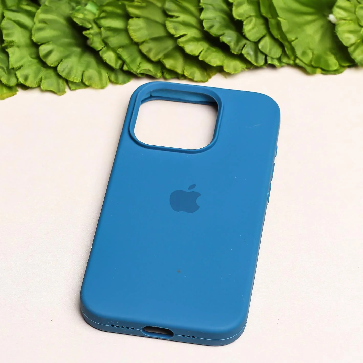 Blue Original Silicone case for Apple iphone 16 Pro Max - Image 2