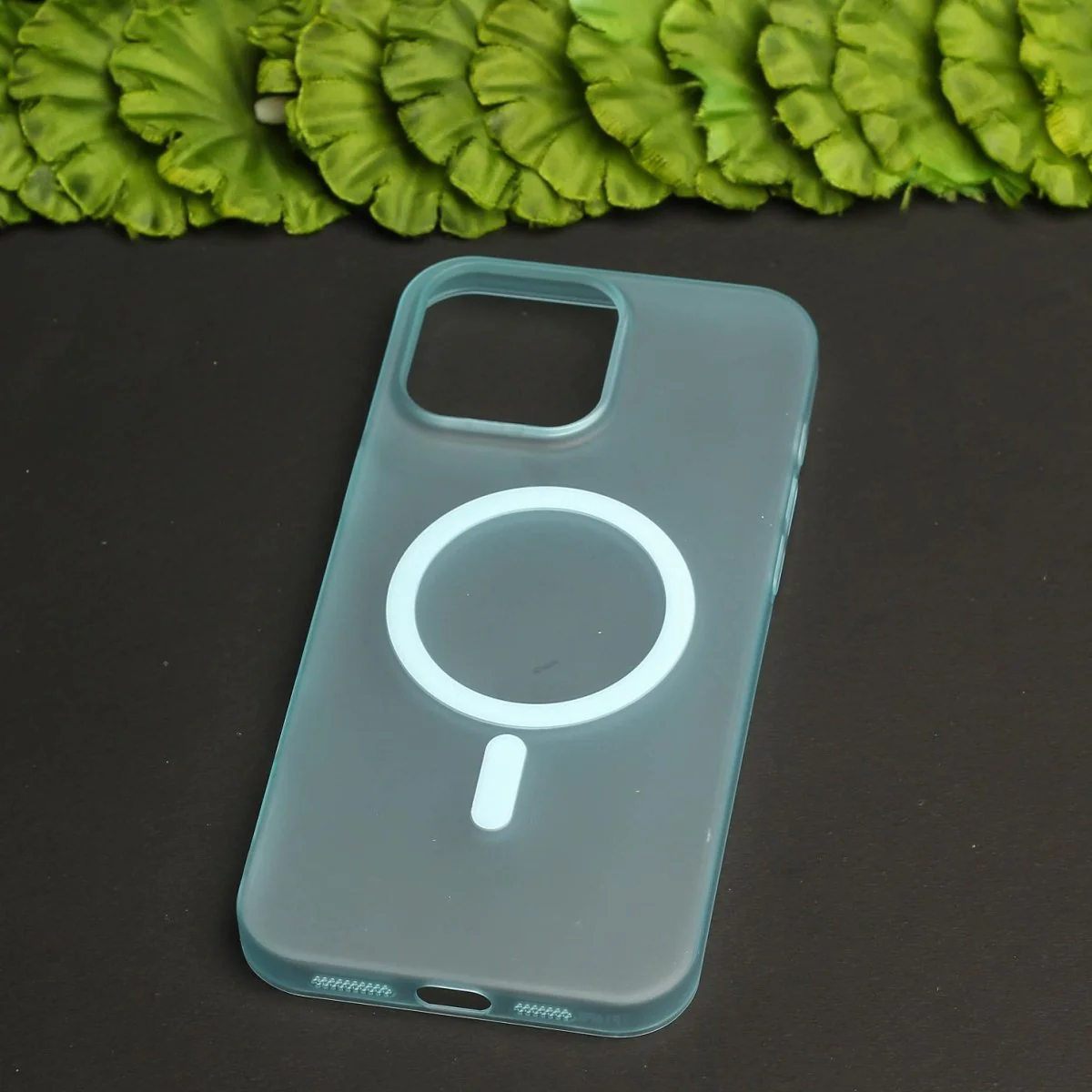 Blue Paper Matte Magsafe Case for Apple Iphone 12 Pro - Image 2