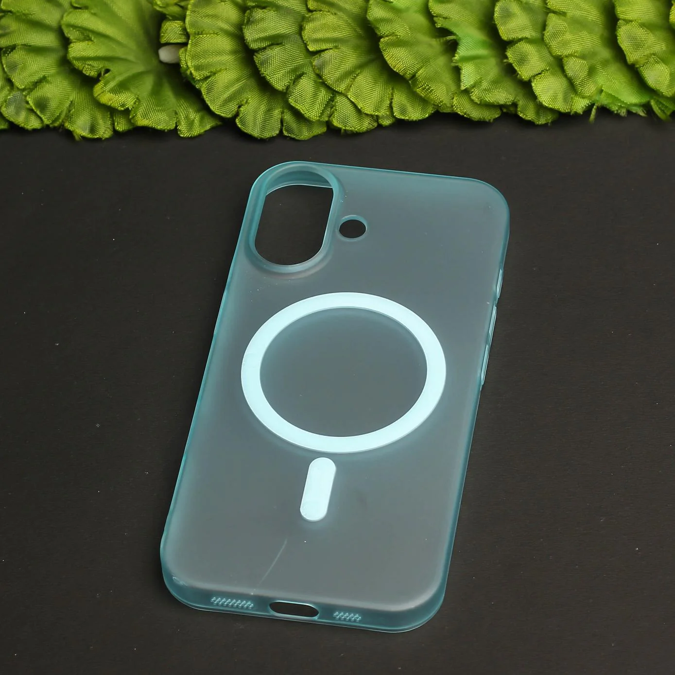 Blue Paper Matte Magsafe Case for Apple Iphone 16 Plus - Image 2