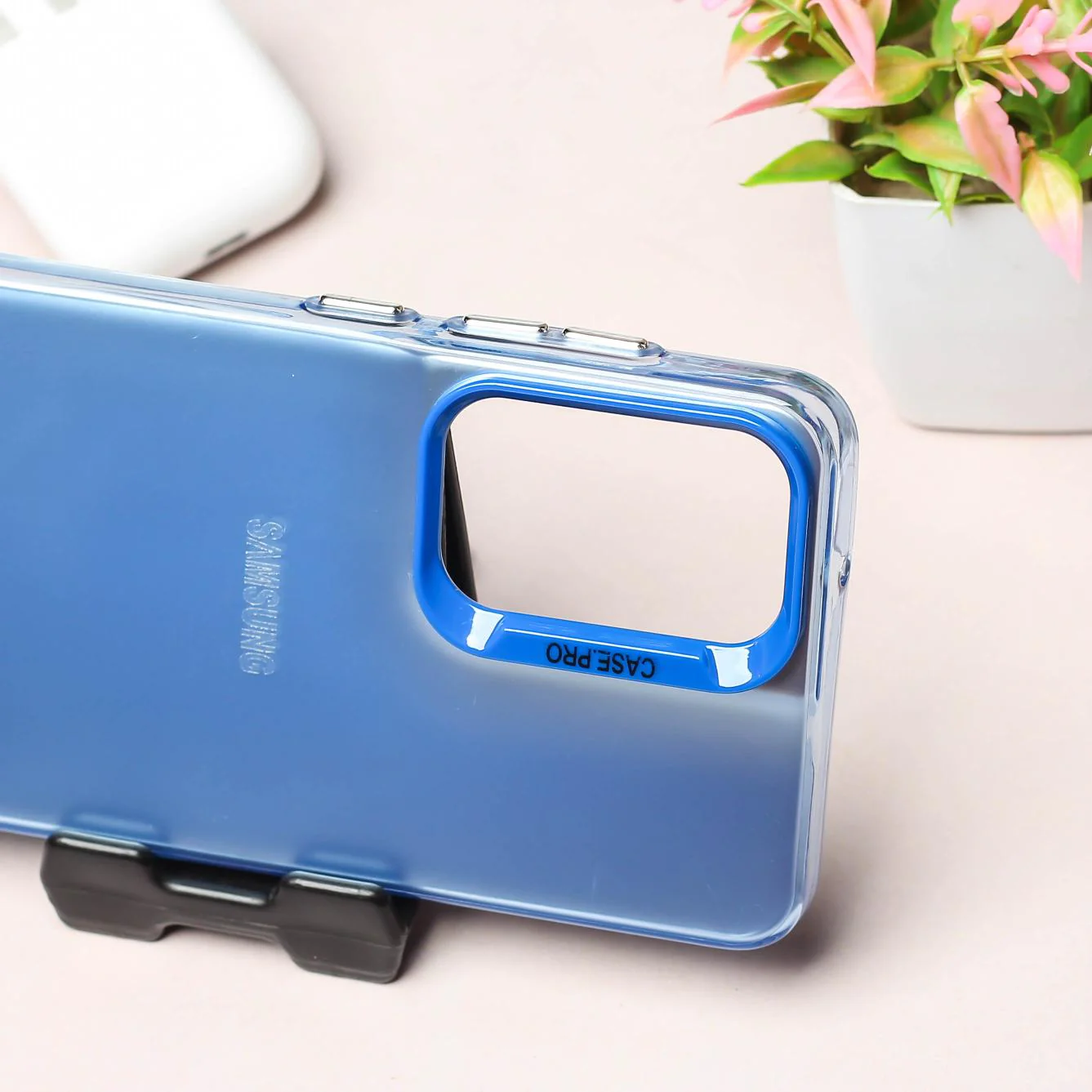 Blue Rgiem Slim Slicone Non-Yellowing Protective Case for Samsung S21 Fe - Image 3