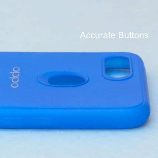 Dark Blue Silicone Case for Oppo F9 Pro - Image 3