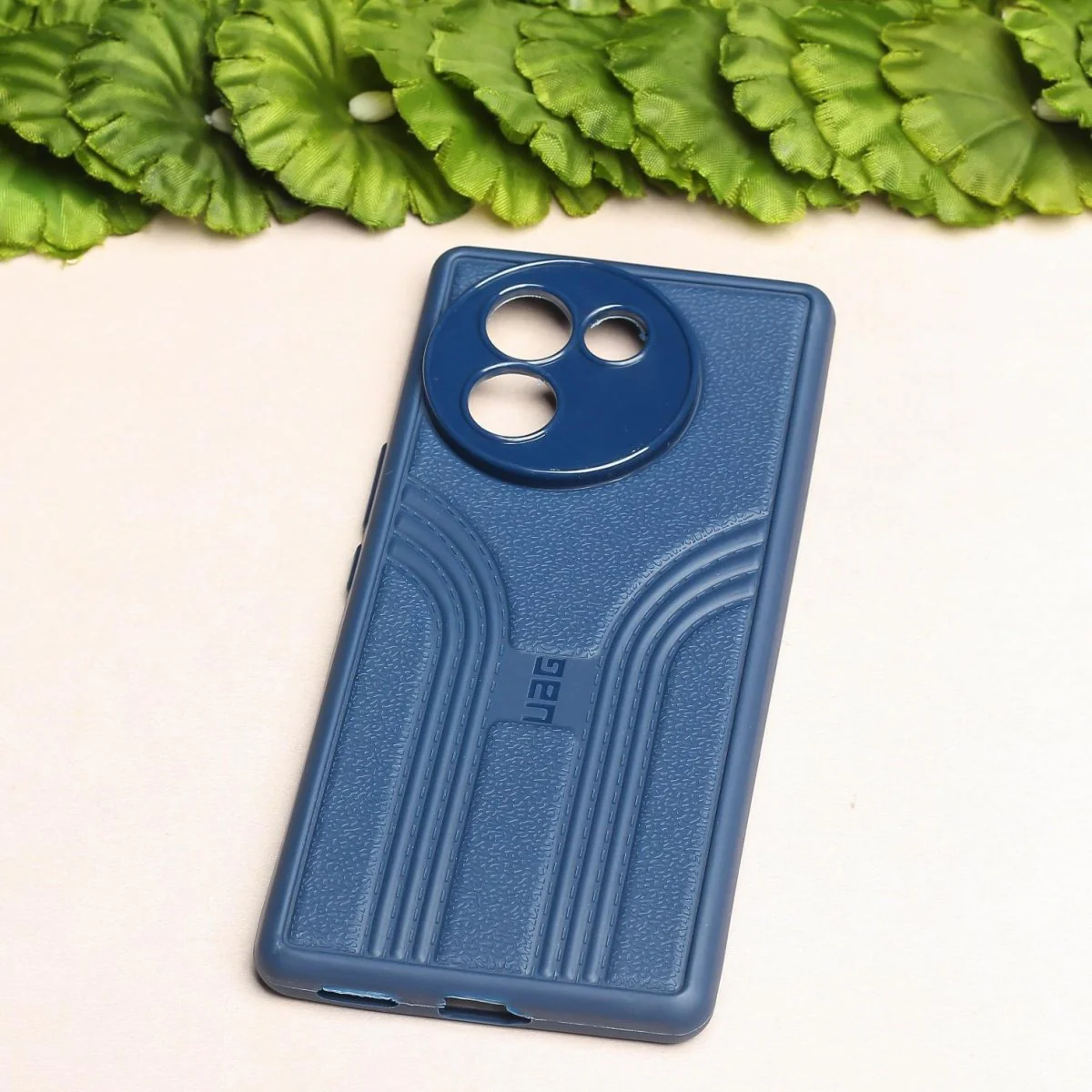 Blue UAG RidgeLine Silicone Case for Vivo V30e - Image 2