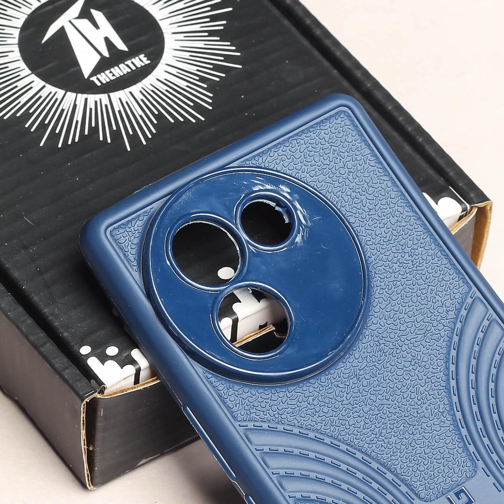 Blue UAG RidgeLine Silicone Case for Vivo V30e - Image 4