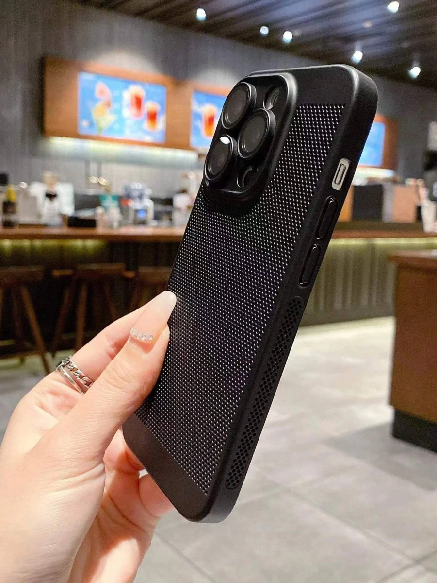 BREATHING BLACK Silicone Case for Apple Iphone 13 Pro - Image 3