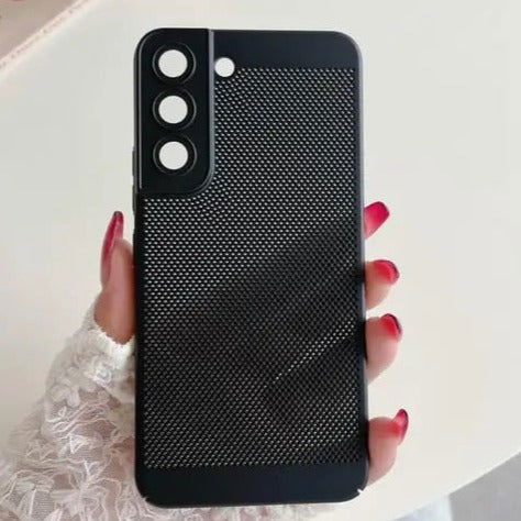 BREATHING BLACK Silicone Case for Samsung S21 FE