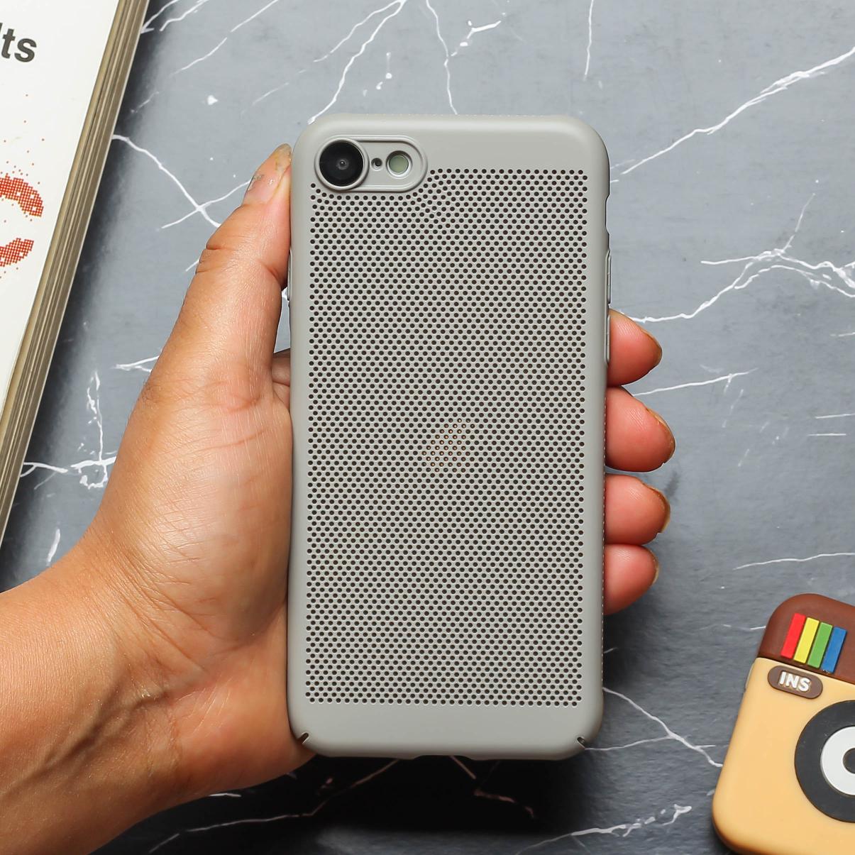 BREATHING LIGHT BROWN Silicone Case for Apple Iphone 7