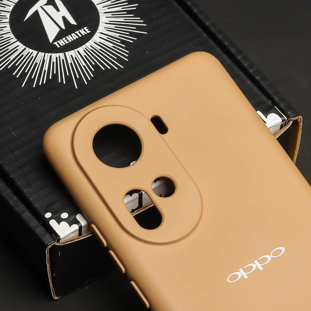 Brown Camera Original Silicone case for Oppo Reno 11 - Image 4