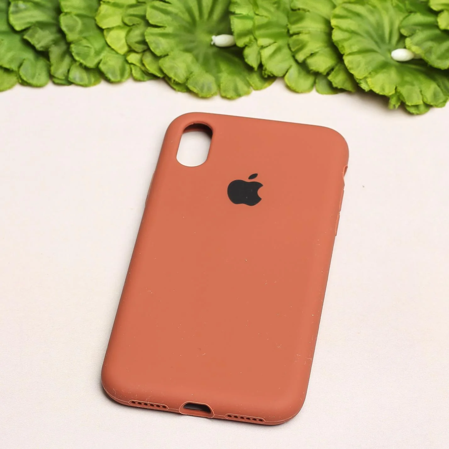 Brown Original Silicone case for Apple iphone Xs Max - Image 2