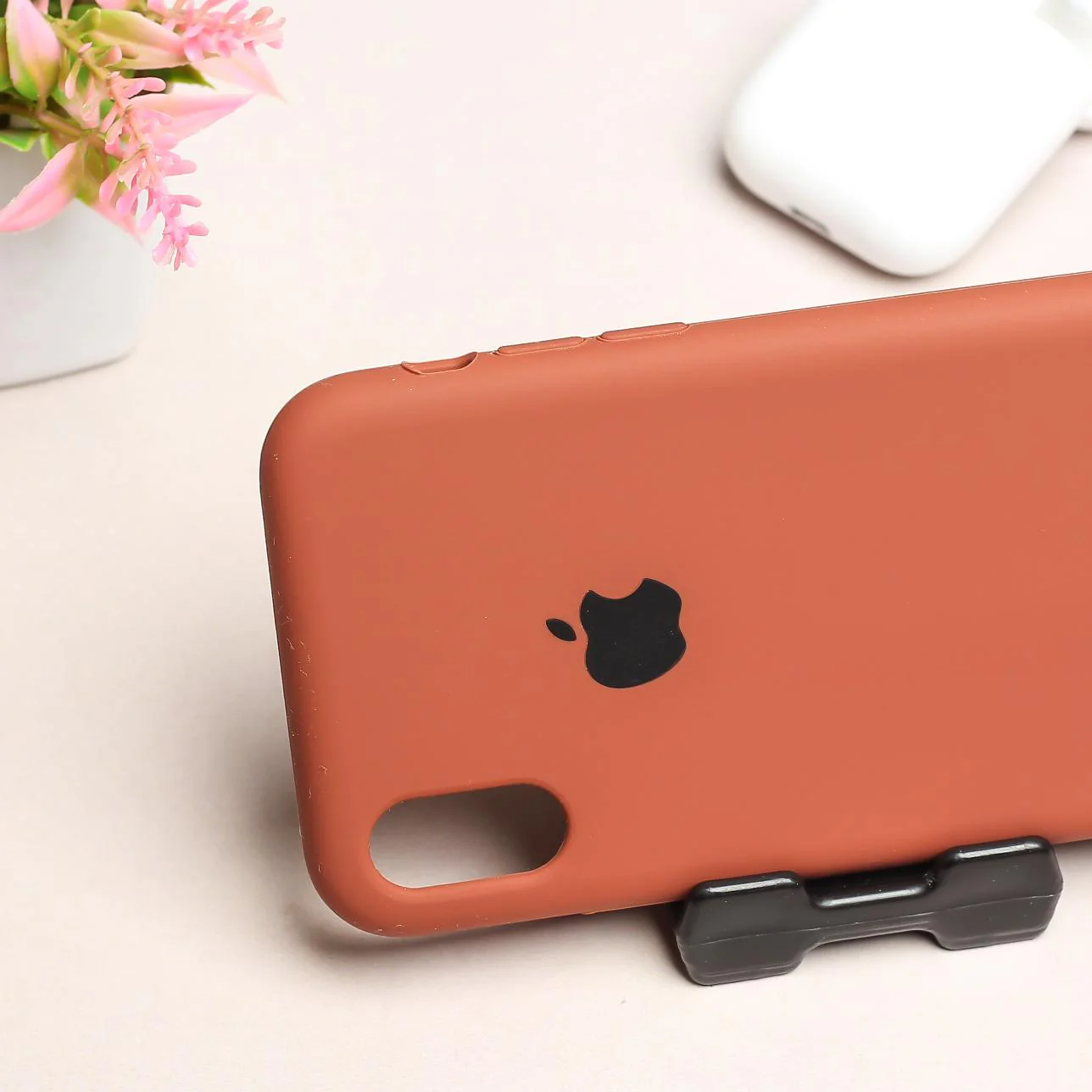 Brown Original Silicone case for Apple iphone Xs Max - Image 3