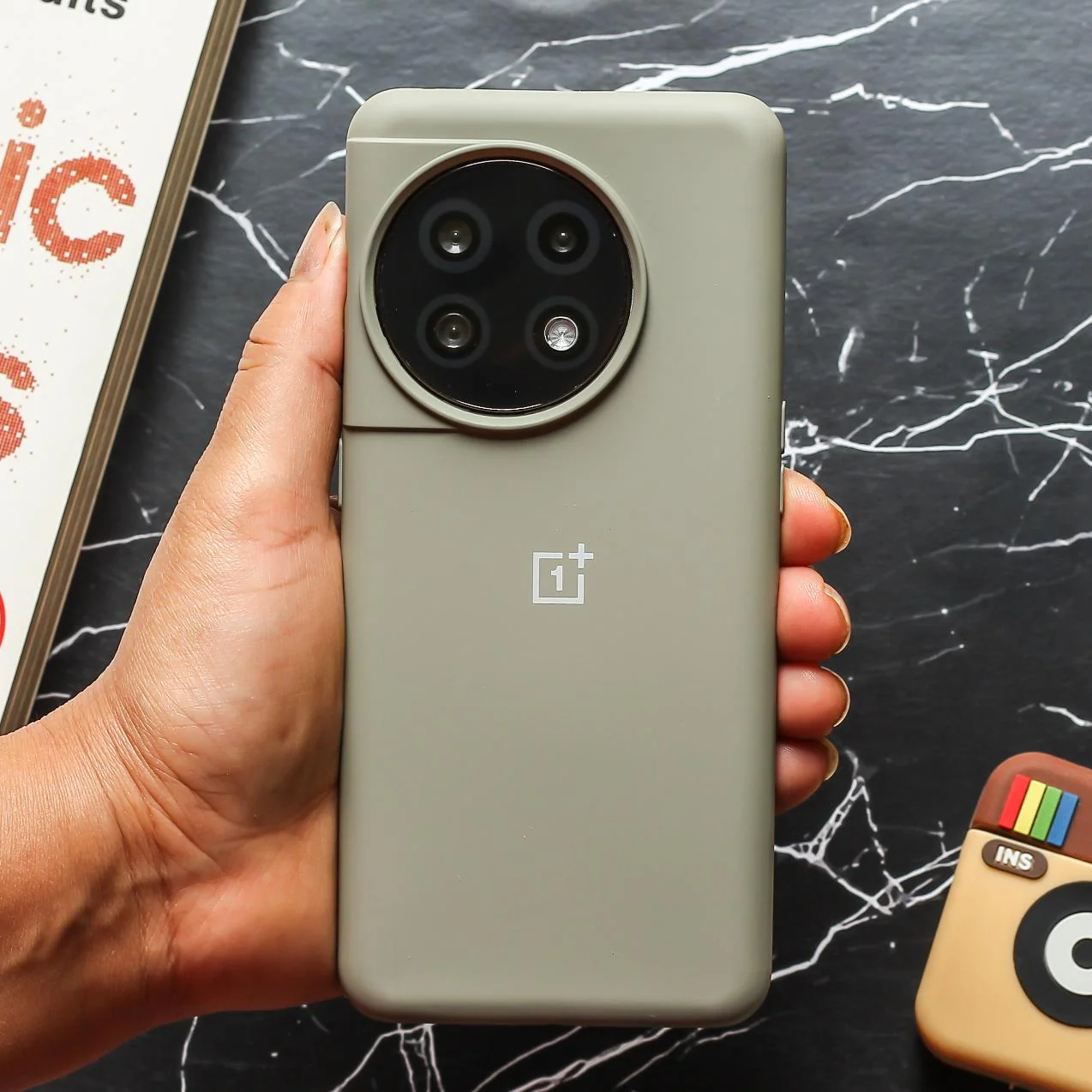 Brown Original Silicone case for Oneplus 11