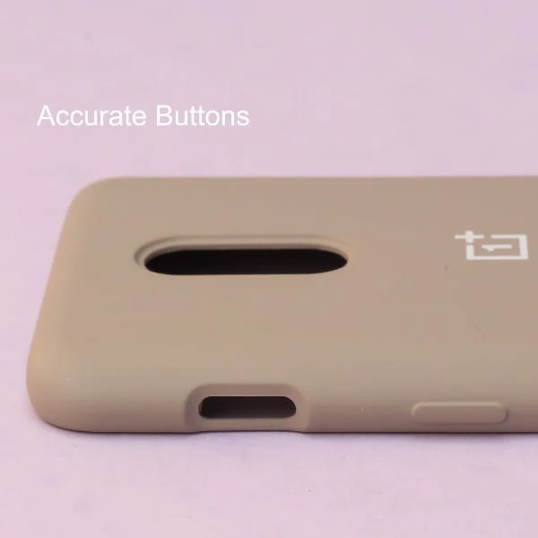 Brown Original Silicone case for Oneplus 6t - Image 3
