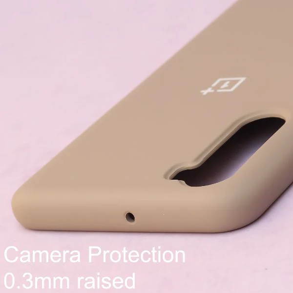 Brown Original Silicone case for Oneplus Nord - Image 4