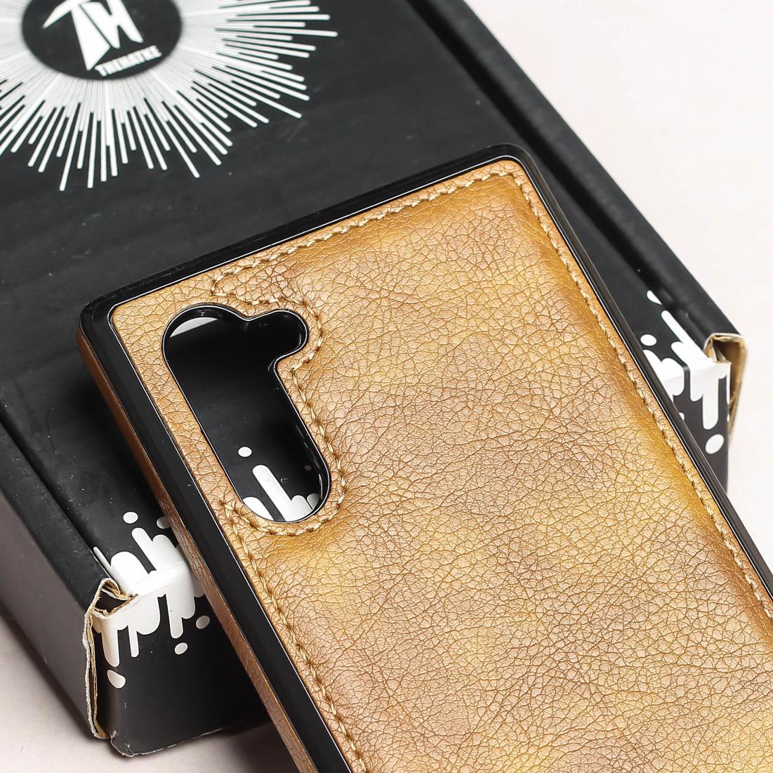 Brown Puloka Leather Case for Samsung Note 10 - Image 4