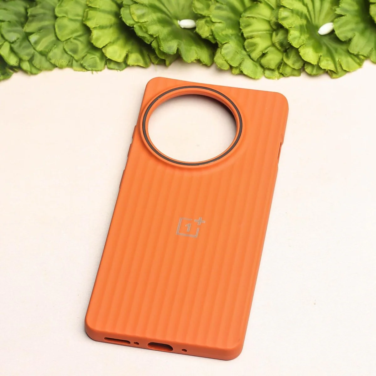 Brown SleekLine Silicone Case for Oneplus 13R - Image 2