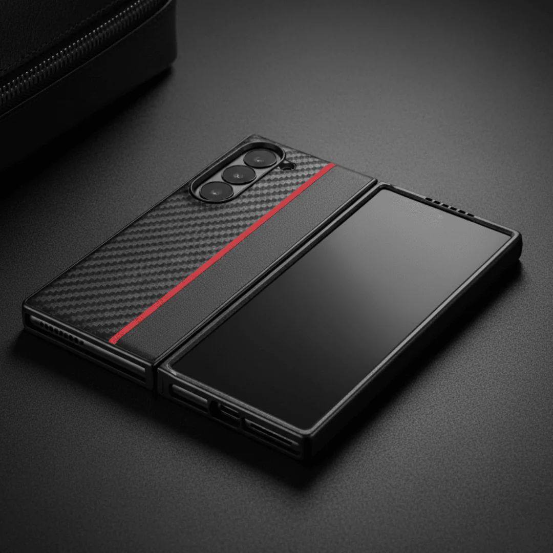 Carbon Red Silicone case for Samsung Galaxy Z FOLD 6