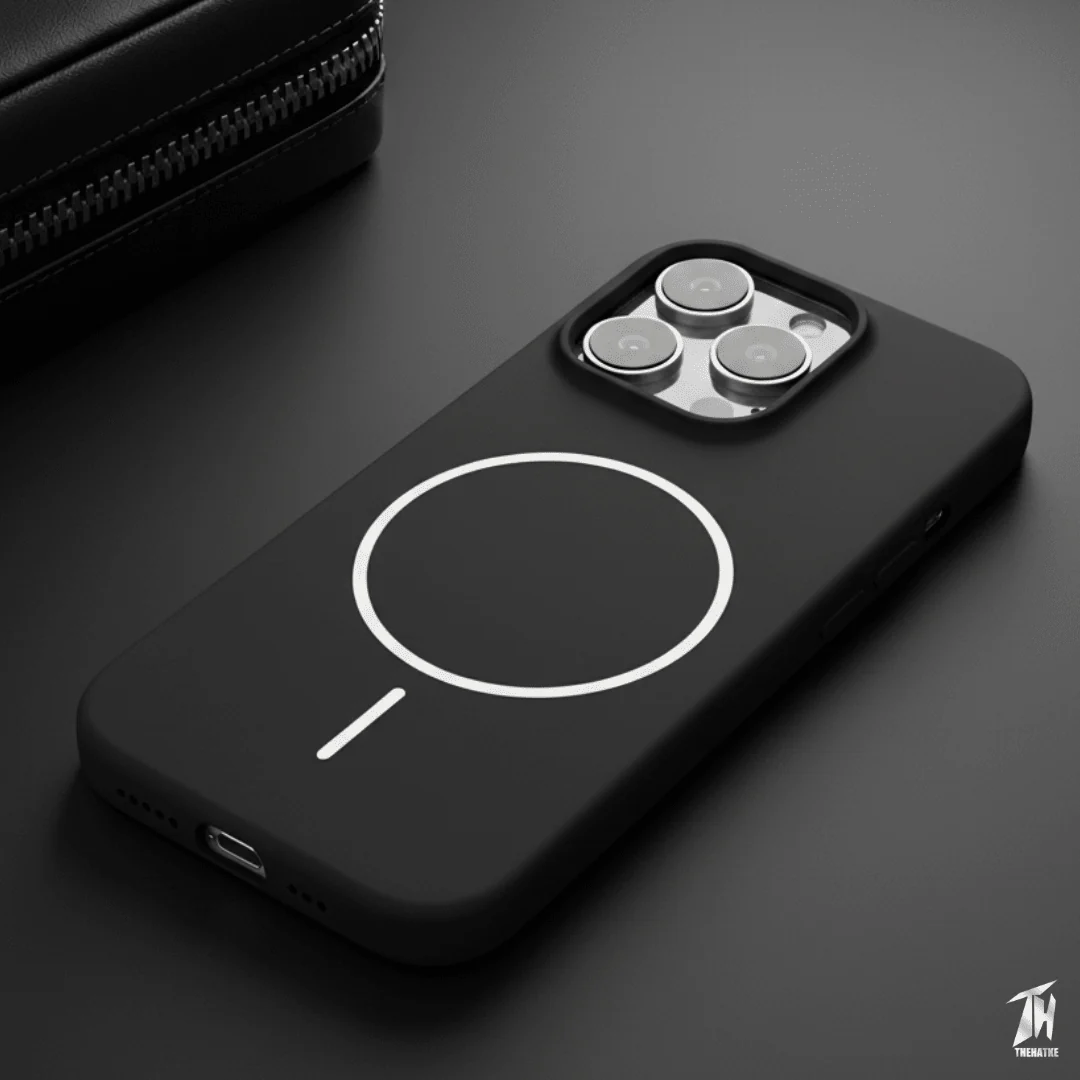 CAVEN Black(OC) Silicone case for Apple Iphone 16 Pro