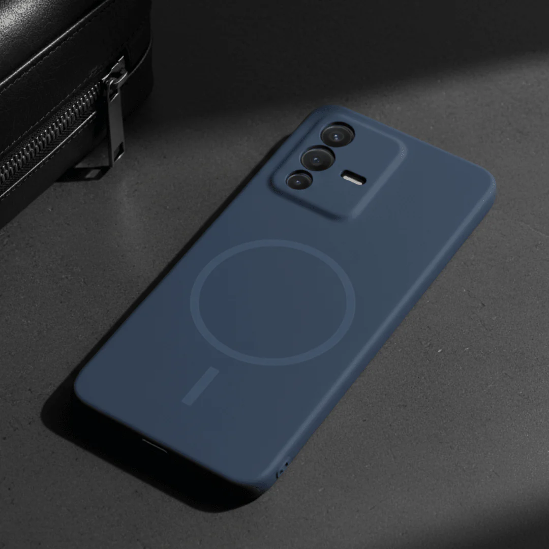 CAVEN Dark Blue Silicone case for Vivo V23