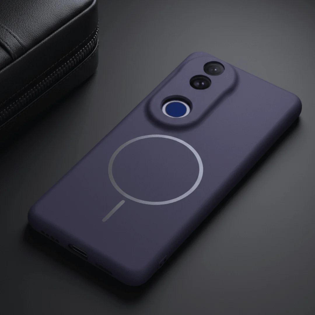 CAVEN Dark Blue Silicone case for Vivo V50