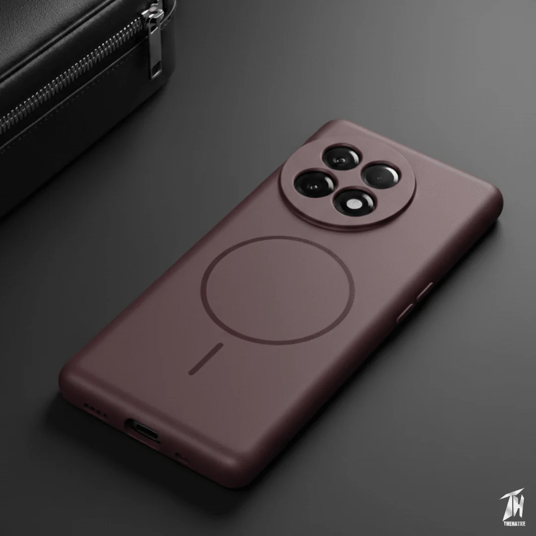 CAVEN Dark Brown Silicone case for Oneplus 11R