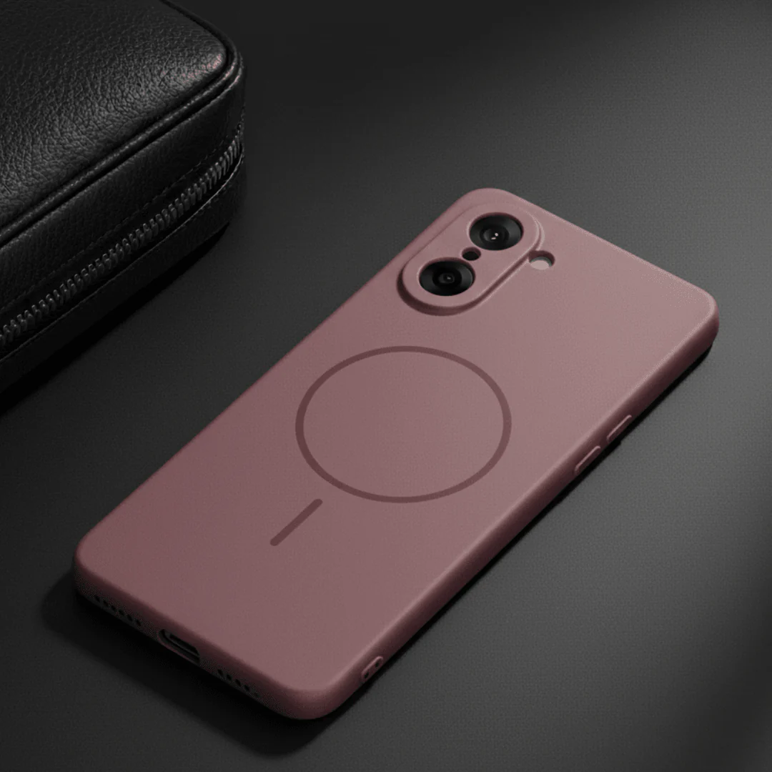 CAVEN Dark Brown Silicone case for Oneplus Nord CE 5