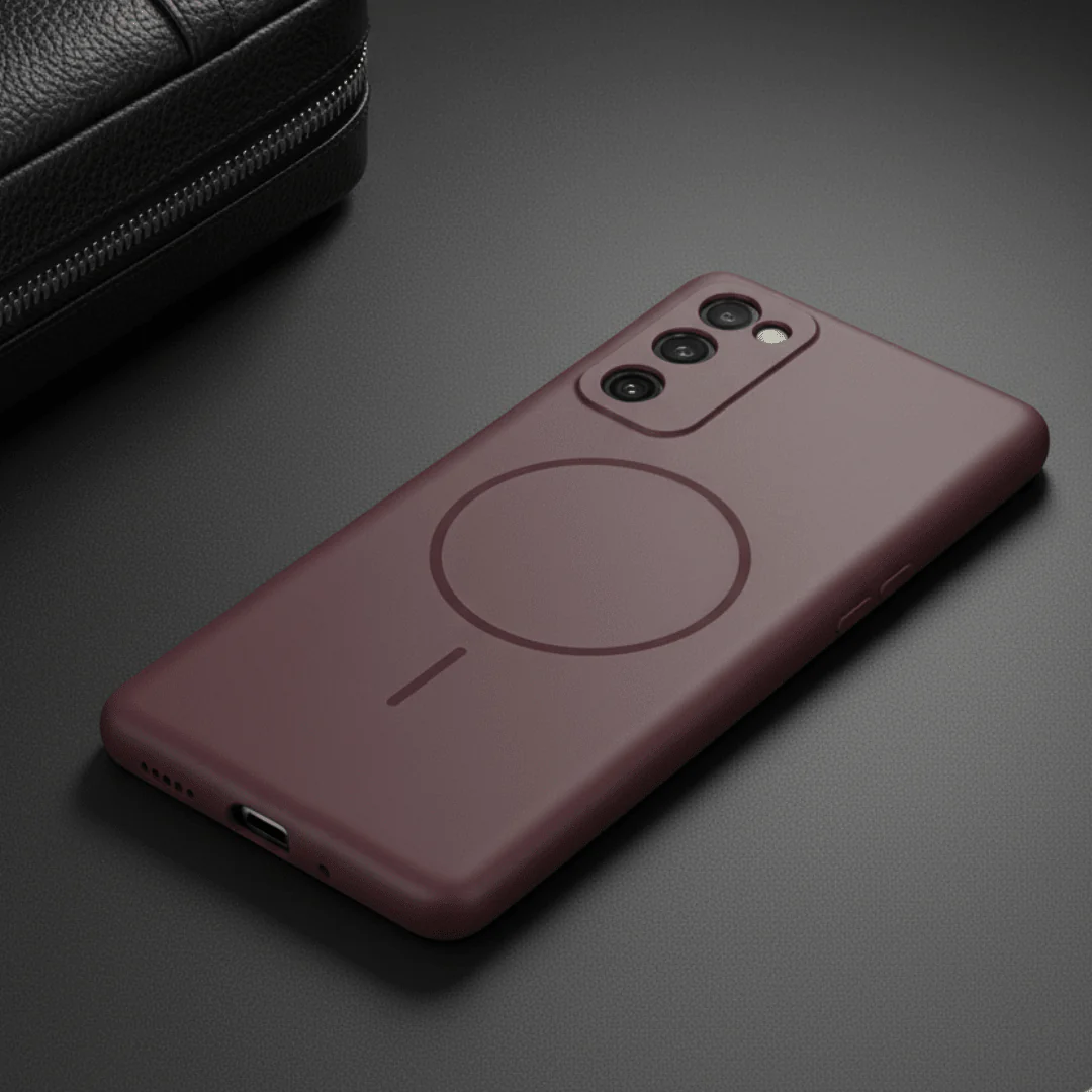 CAVEN Dark Brown Silicone case for Samsung S20 Fe