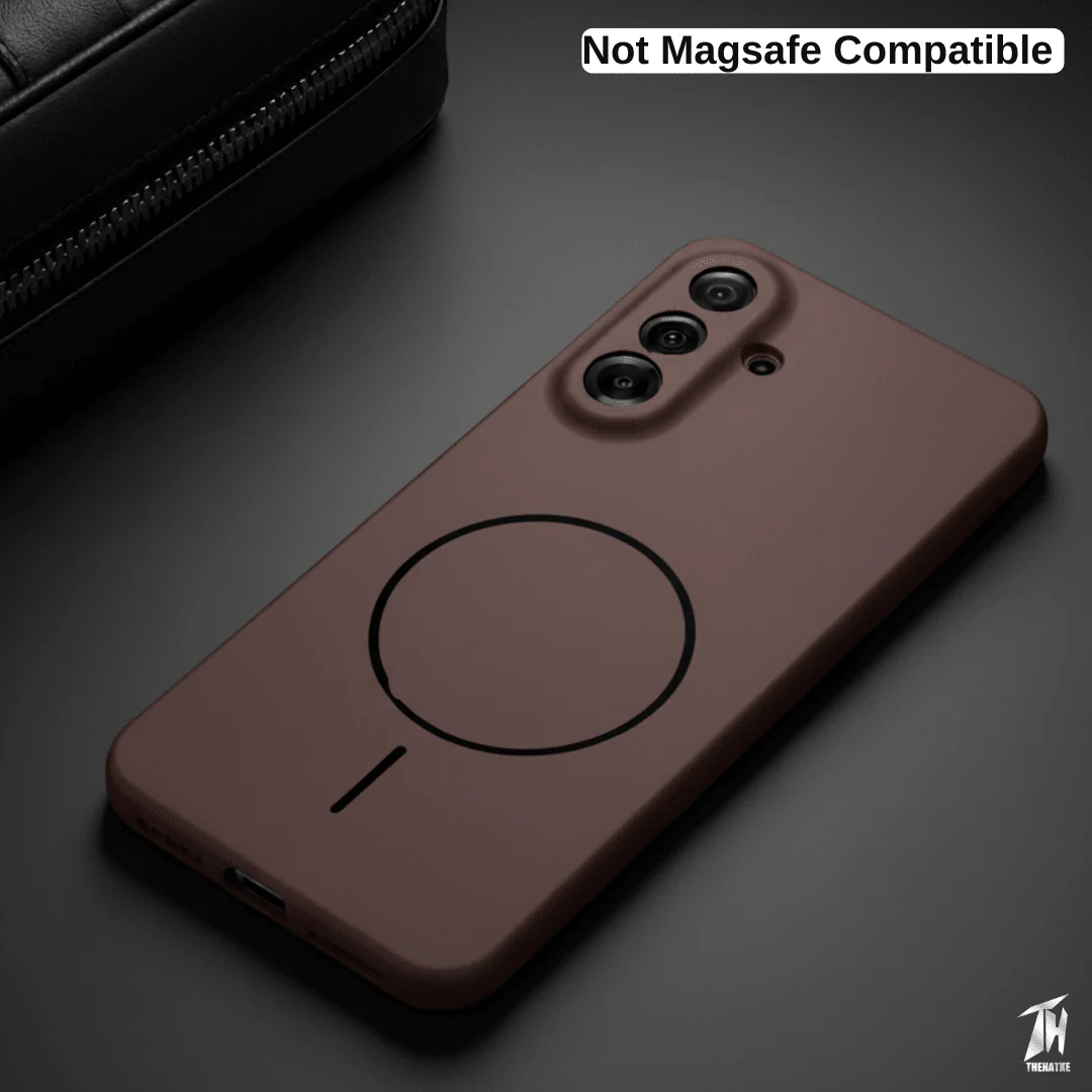 CAVEN Dark Brown Silicone case for Samsung S23 FE