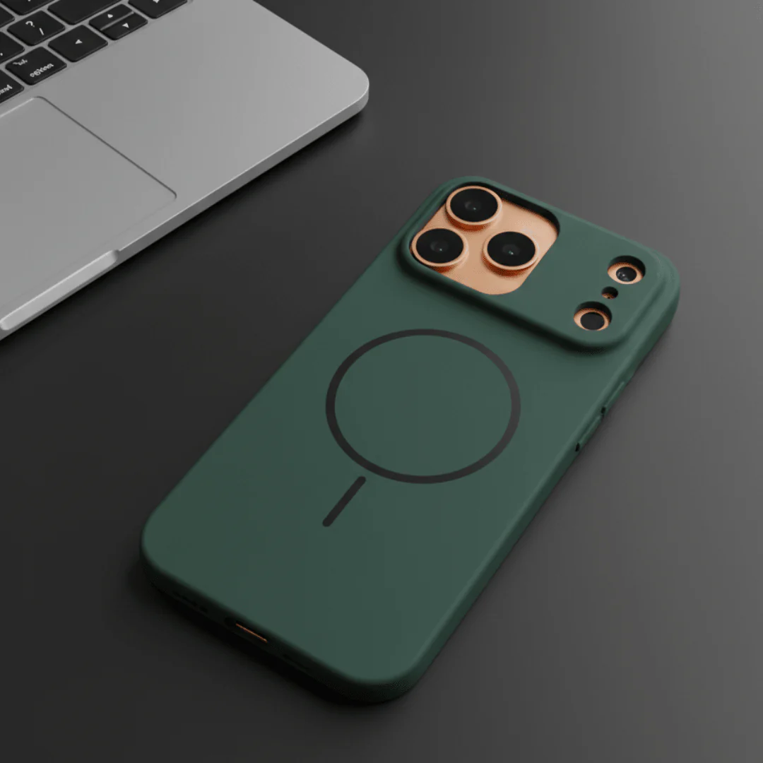 CAVEN Dark Green Silicone case for Apple Iphone 17 Pro Max - Image 2
