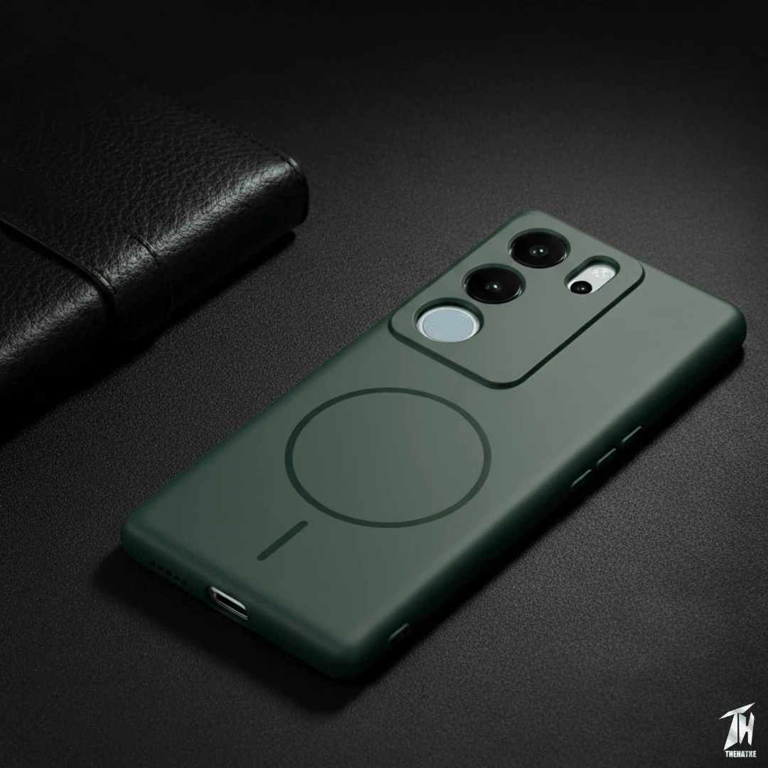 CAVEN Dark Green Silicone case for Vivo V29