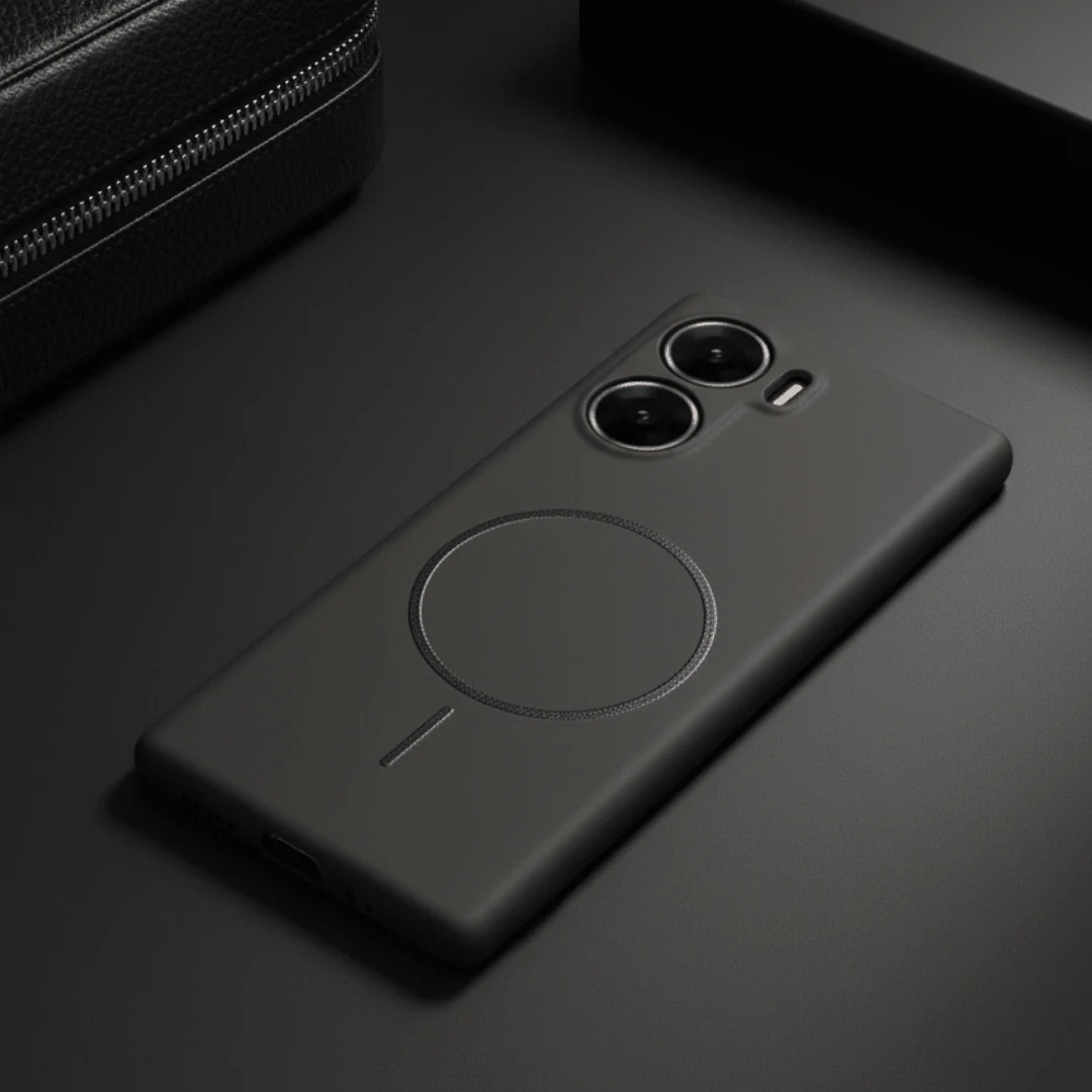 CAVEN Dark Grey Silicone case for Vivo V29e