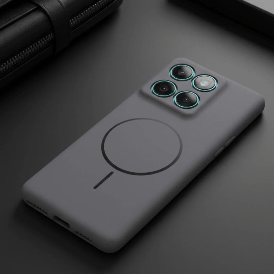 CAVEN Grey Silicone case for Motorola Edge 60 Pro
