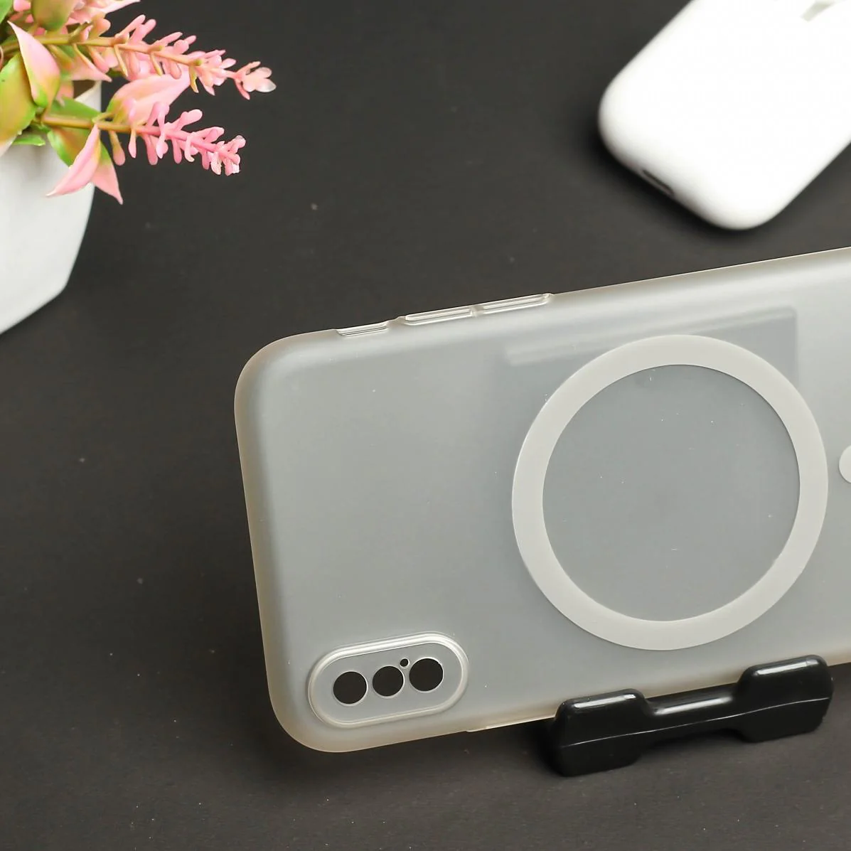 Clayish Paper Matte Magsafe Case for Apple Iphone X/XS - Image 3
