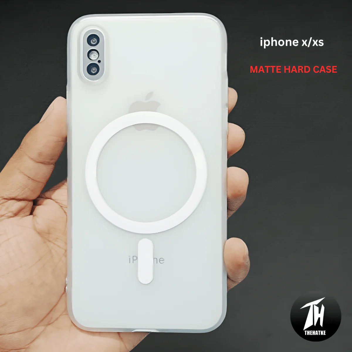 Clayish Paper Matte Magsafe Case for Apple Iphone X/XS - Image 5