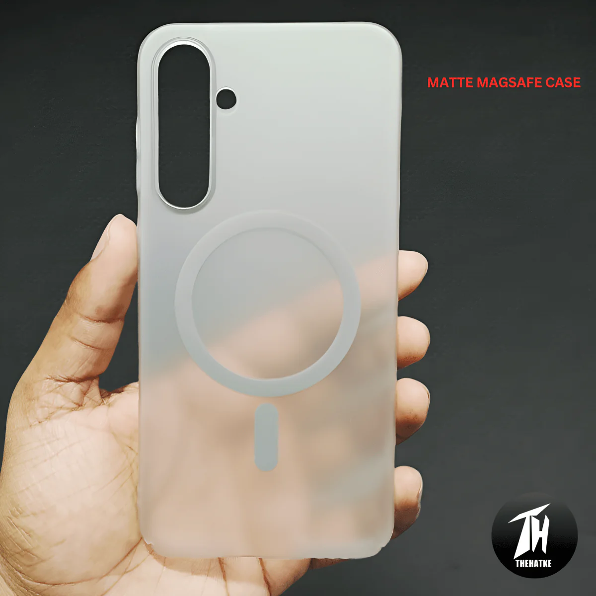 Clayish Paper Matte Magsafe Case for Samsung A35