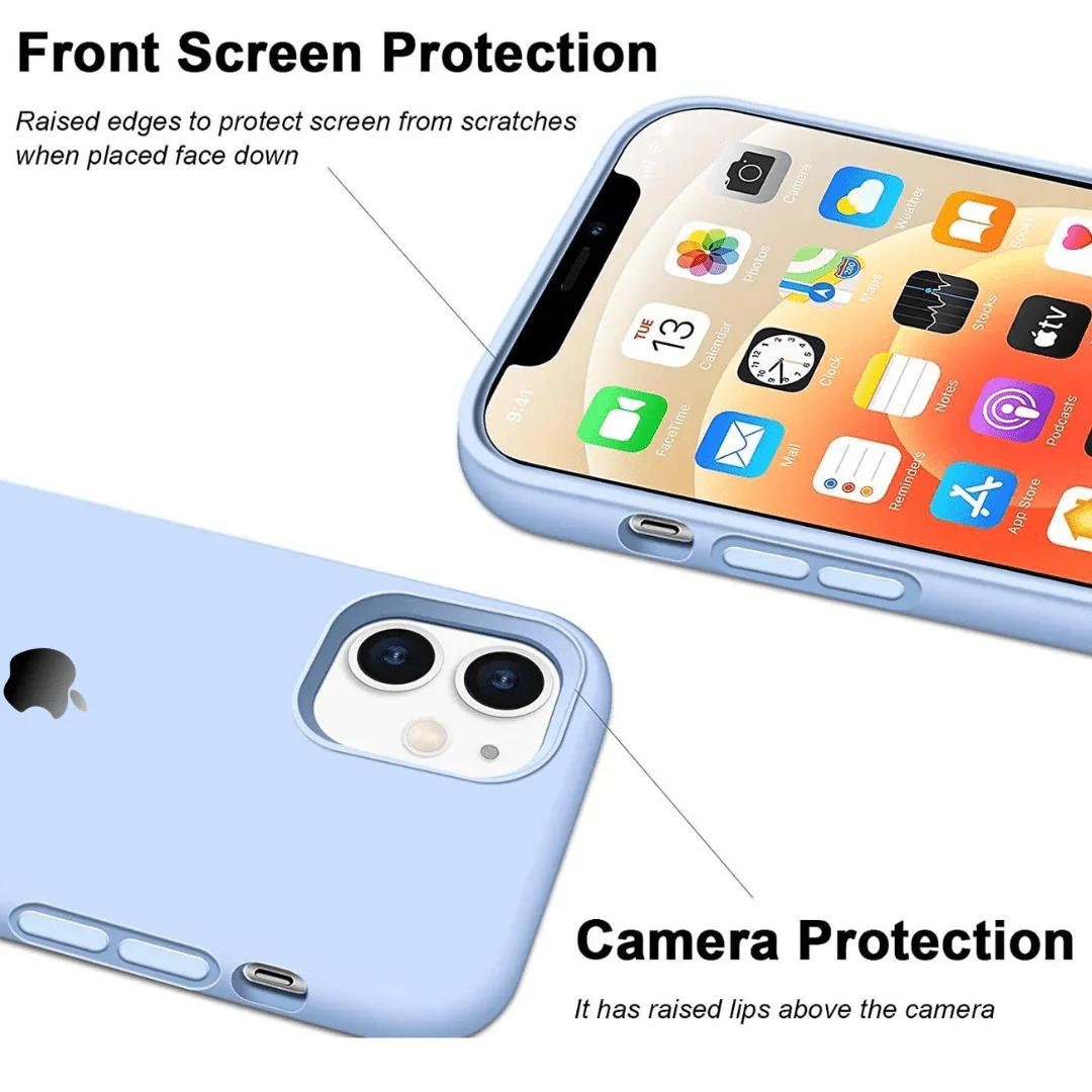 Cloud Blue Original Silicone Case for Apple iphone 11 - Image 2