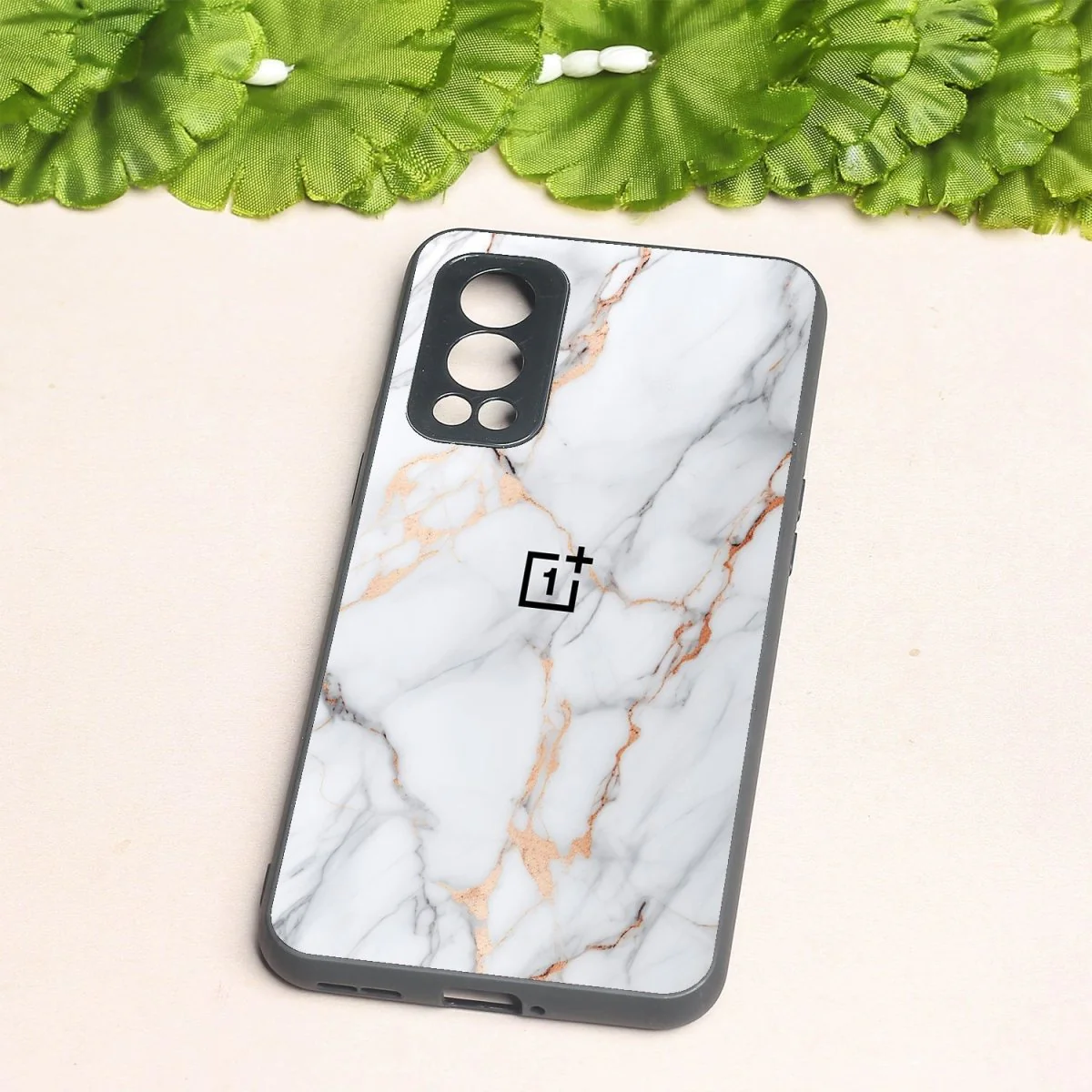 Copper Luxe Marble metal back case for Oneplus Nord 2 - Image 2