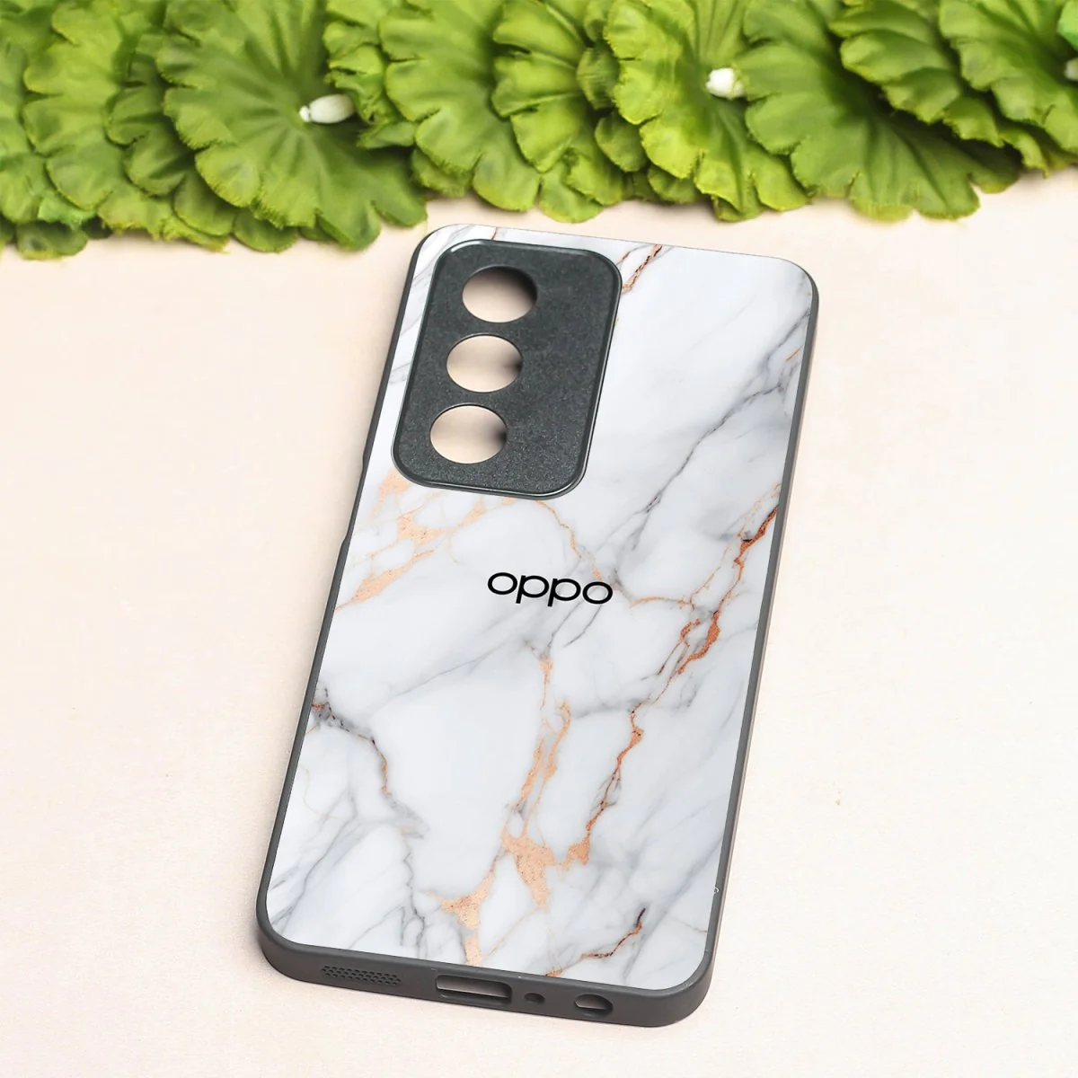 Copper Luxe Marble metal back case for Oppo K12X - Image 2