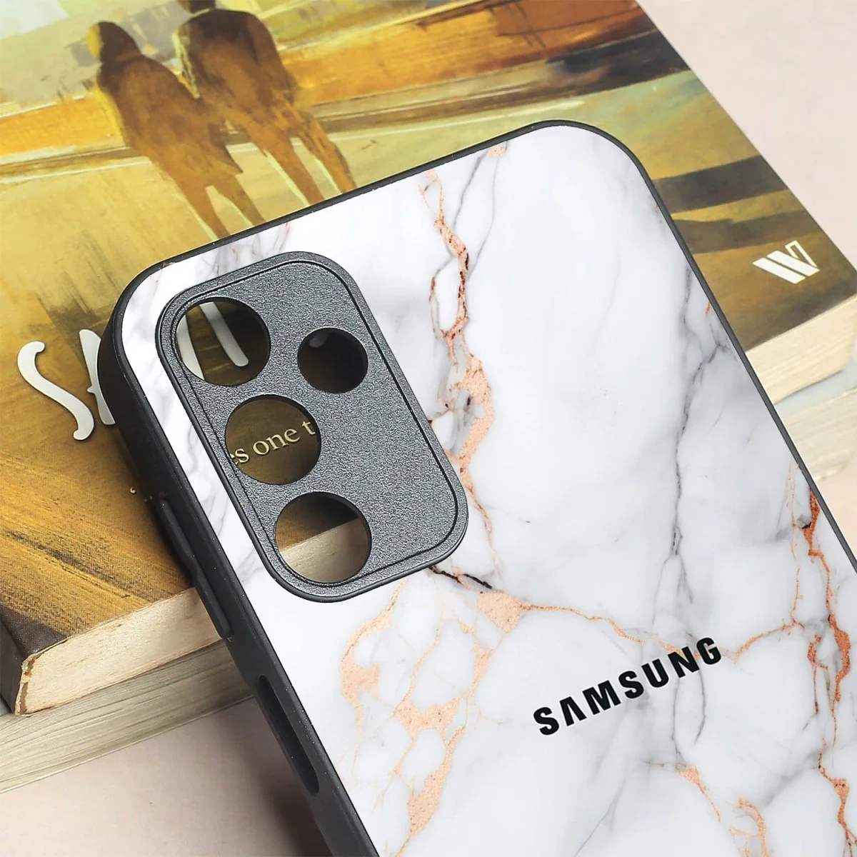 Copper Luxe Marble metal back case for Samsung A15 - Image 3