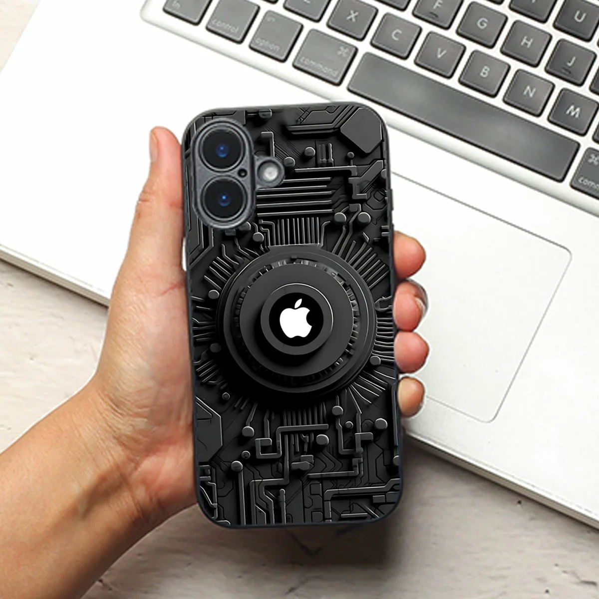Core Reactor metal back case for Apple Iphone 16 Plus