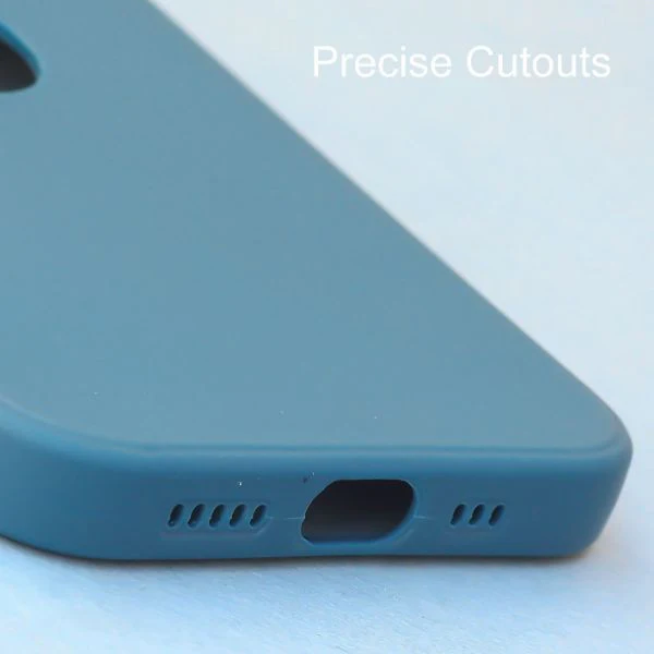 Cosmic Blue Logo Cut Candy Silicone Case for Apple Iphone 13 - Image 5