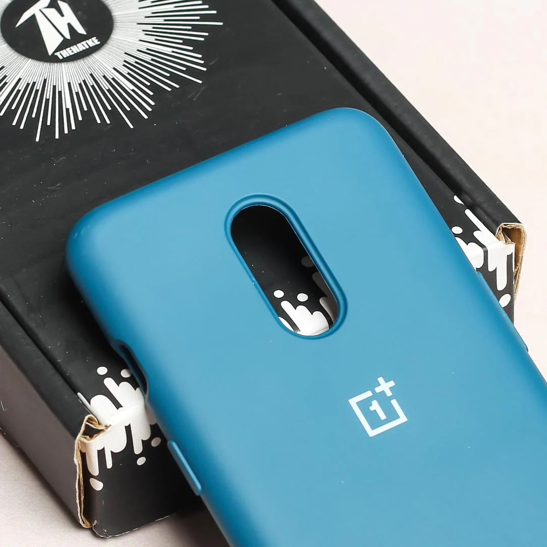 Cosmic Blue Original Silicone case for Oneplus 6T - Image 4