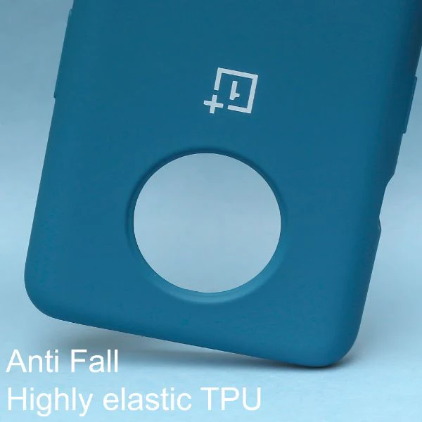 Cosmic Blue Original Silicone case for Oneplus 7T - Image 2