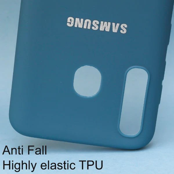 Cosmic Blue Silicone Case for Samsung A30 - Image 2