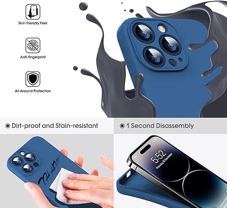 Cosmic Original Camera Safe Silicone case for Apple iphone 14 Pro - Image 2