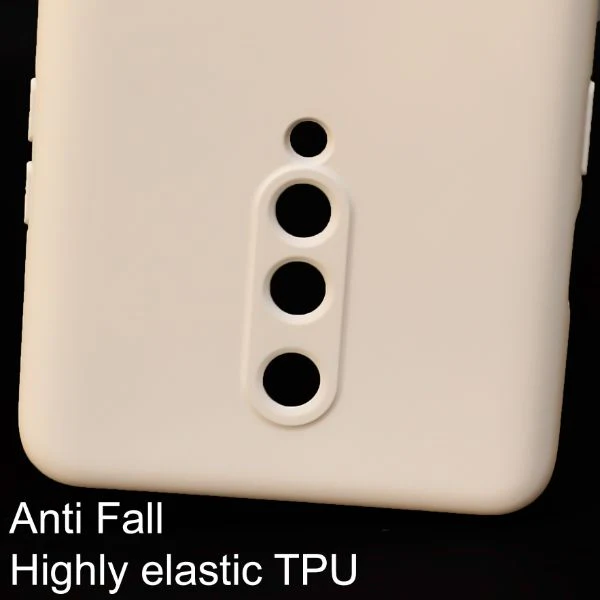Cream Camera Original Silicone case for Oneplus 8 - Image 2