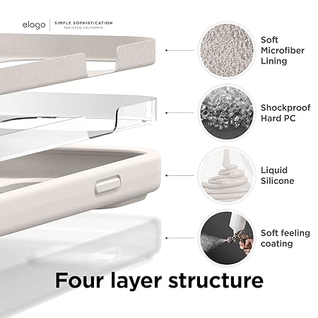 Cream Original Silicone case for Apple iphone 13 - Image 3