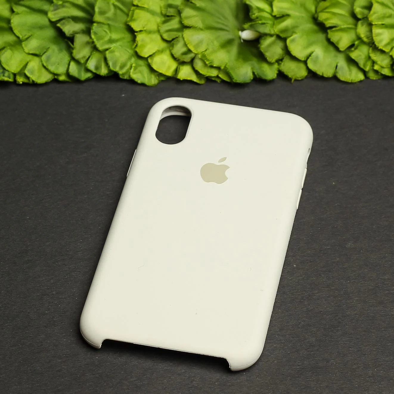 Cream Original Silicone case for Apple iphone Xr - Image 2