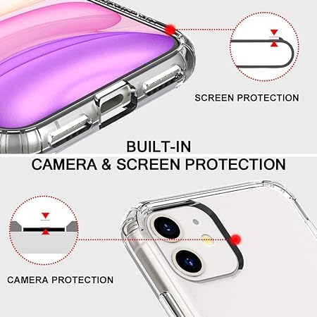 Crystal Clear Transperant case for Apple iphone 12 - Image 2
