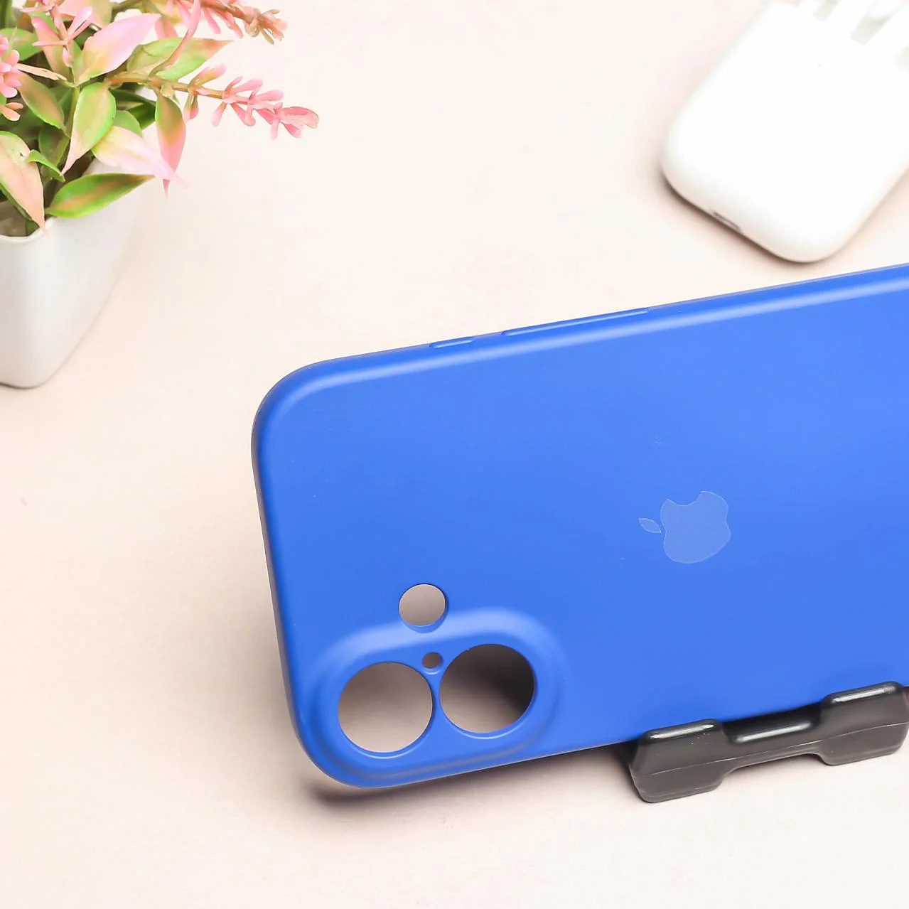 Dark Blue Camera Original Silicone case for Apple iphone 16 - Image 3