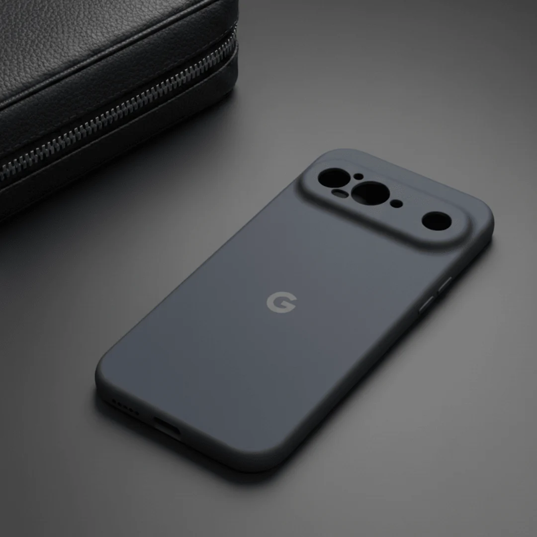 Dark Blue Camera Original Silicone case for Google Pixel 9